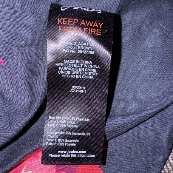 Joules Women’s Tweed Blazer Womens 10 Brown Herringbone Country Jacket Vintage - Picture 7 of 12